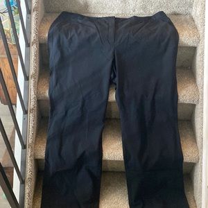 Sejour black curvy fit slacks